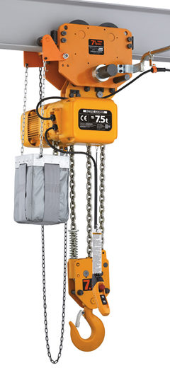 Tipo KRR/2, Portate da 7,5 t a 20 t, Con carrello meccanico