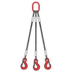 Brache con ganci, 3 bracci