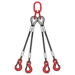 Brache con ganci, 4 bracci