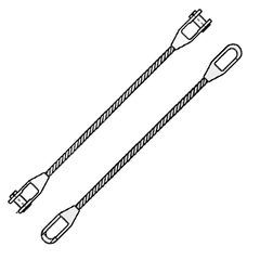 Brache con capicorda, testa fusa