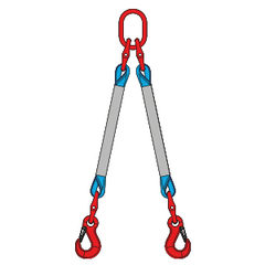 Brache di poliestere con ganci