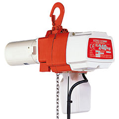 Kito serie ED, Portate da 60 kg a 480 kg, Alimentazione monofase